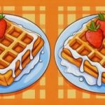 Tes IQ: temukan 3 perbedaan dalam gambar wafel dalam 29